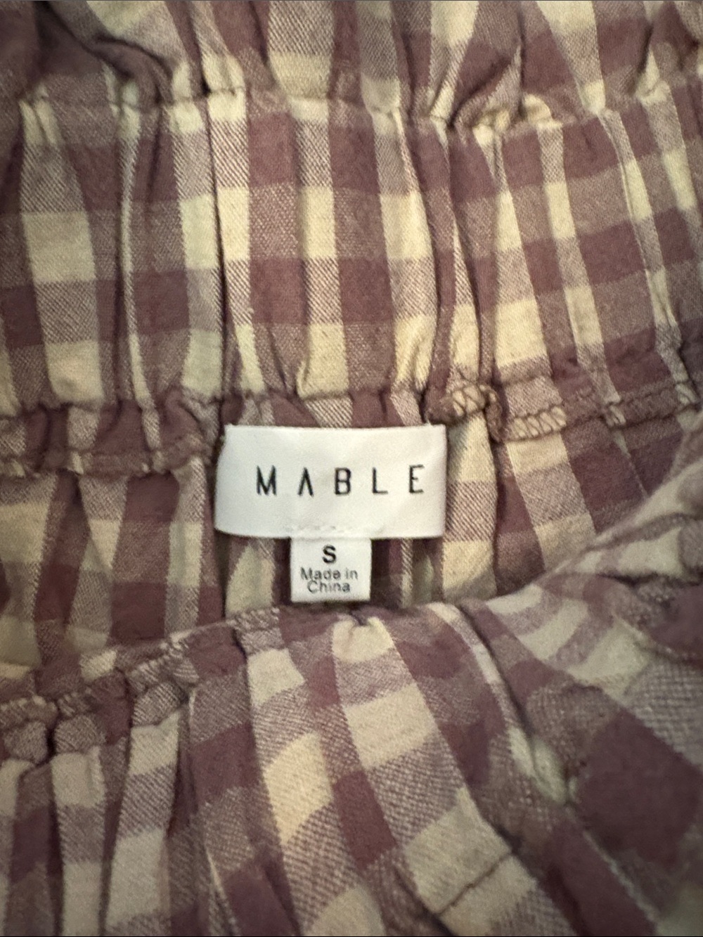 Mable Purple Gingham Shorts - Picture 4 of 5